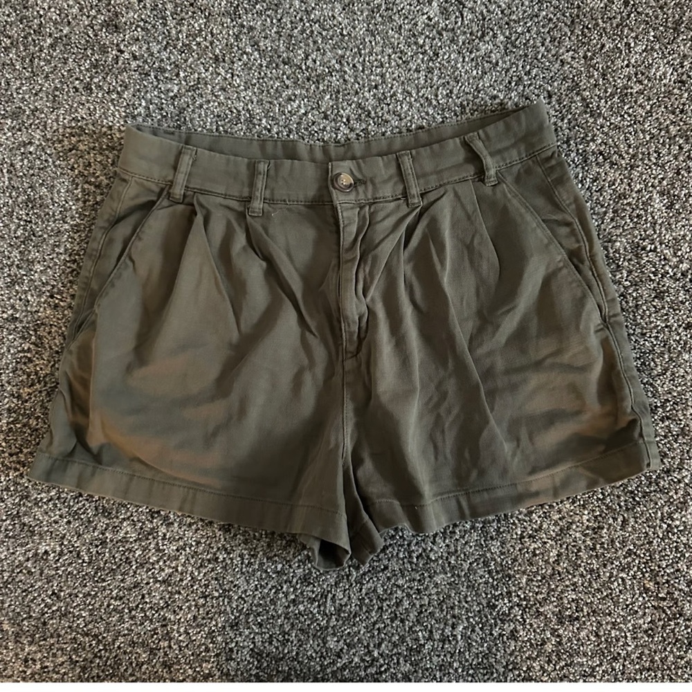 Free People Olive green Casual Shorts 6